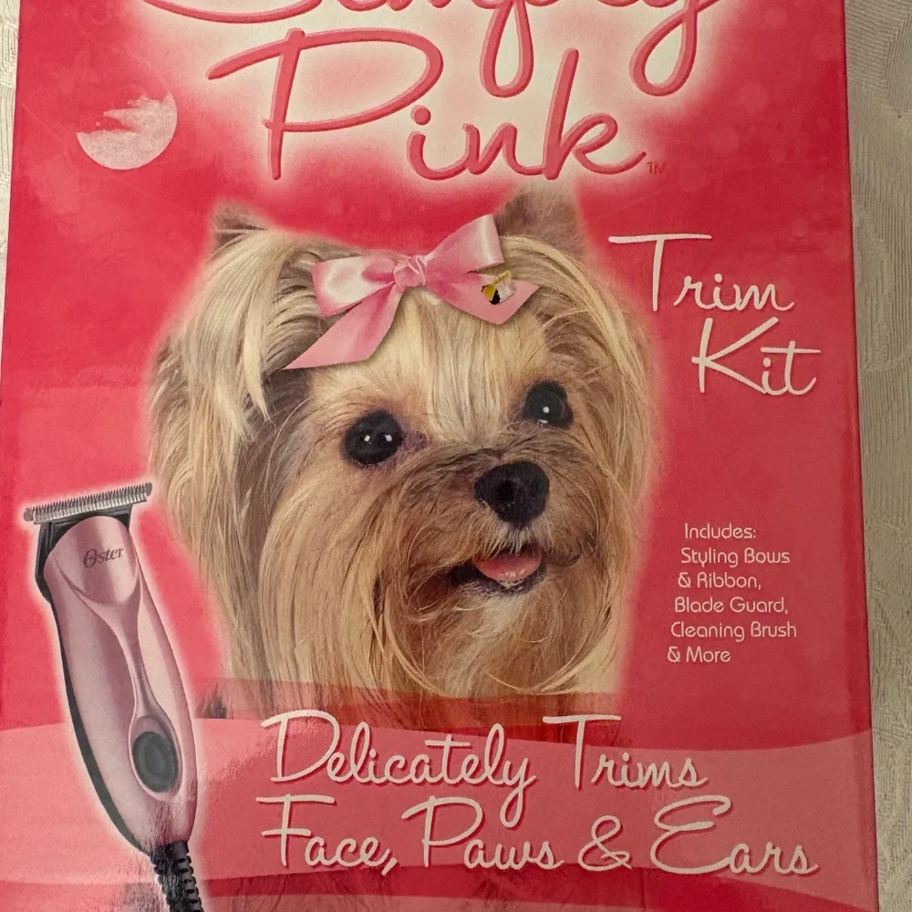 Trim Kit for small dogs including ribbons and bows. NIB